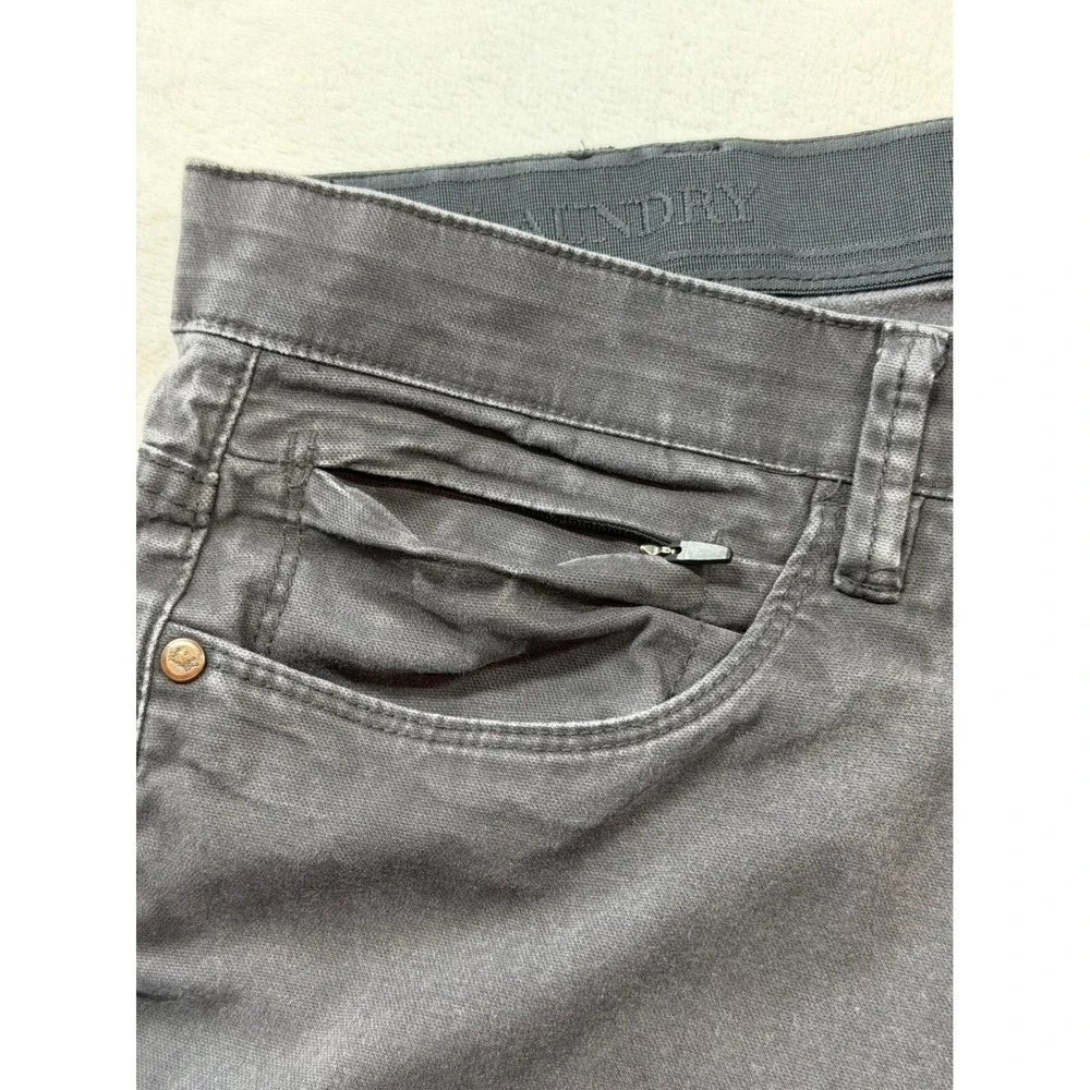 English Laundry Pants Mens 38x29 Charcoal‎ Grey Good Stretch 5-Pocket Chino